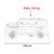 Licencirani auto na akumulator Mercedes Benz MAYBACH G650 STRONG - dvosjed - bijeli