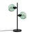 Opviq Stona lampa Benek-15-14555, 36x18x58 cm, IP20, Crna-zelena