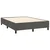 Vidaxl Box spring postelja z vzmetnico temno siva 140x200 cm žamet