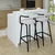 Hanah Home 2798 kuhinjski sto s policama 120 × 100 × 80 cm, bela