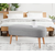 Atelier del Sofa Tabure 100x47x40cm, Sivo