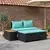 Set vanjskih sofa 4 -Seater 4 pcs 55 x 30 x 39 cm