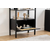 Hanah Home Polica 76x185x40cm Crna