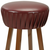 vidaXL Barski stoli 2 kosa umetno usnje rjave barve