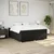 vidaXL vidaXL Box spring postelja z vzmetnico črn 200x200 cm blago, (21307518)