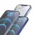 Baseus 2x 0,3 mm kaljeno staklo Anti-blue Light s okvirom iPhone 12 Pro Max