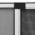 VIDAXL raztegljivi komarnik za okna (75-143)x50cm, bel