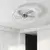 Brilagi - LED prigušiva stropni ventilator LED/34W/230V prečnik 50 cm bela + daljinski upravljač