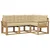 Set vanjskih sofa s jastukom 4 pcs Bijela i bež