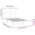 Vidaxl Posteljni okvir trden les 150x200 cm