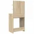 vidaXL Toaletne mize za spalnice Sonoma hrast 80 x 39,6 x 135 cm