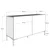 Hanah Home TV komoda Tvc-722-Tt-1, 120x70x43 cm, Smeđa