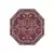 Conceptum Hypnose Tepih, 90x90cm, Bordo