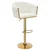 EH Barski stol Cofton Gold Cream White