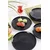 Hermia Set dezertnih tanjira, 6 komada, Antracit