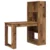 Stol s policom Staro drvo 122 x 67 x 145 cm Konstruirano drvo