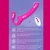 SuperLove Thrusting & Vibrating Strapless Strap-On with Remote Pink