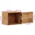 Vidaxl Stenska nočna omarica 40x30x25 cm trden mangov les