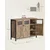 Songmics Omara 35x100x75 cm rjava