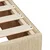 Vidaxl Box spring postelja z vzmetnico krem 140x190 cm blago