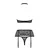Sexy set 3-delni 838-SEG-1 crne boje - L/XL