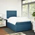 Vidaxl Box spring postelja z vzmetnico temno moder 120x190 cm žamet