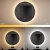 Stensko ogledalo LED 60cm ROUND BLUETOOTH
