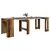Blagovaonski stol 240 x 85 x 75 cm Konstruirano drvo Staro drvo