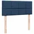 Otomanski krevet madracem i LED plava 120x190 cm tkanina