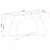 Vidaxl Klop s gumbnim oblazinjenjem Temno rjava 80 x 40 x 46 cm Blago
