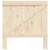 vidaXL Vzglavje 100x104 cm trdna borovina