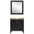 2-dijelni set kupaonskog namještaja od željeza i drva manga