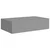 Zidne police s ladicom 2 kom sive 40 x 23,5 x 10 cm MDF