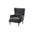 Atelier del Sofa Fotelja Klam 70x94x78cm Siva