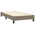 Vidaxl Box spring postelja z vzmetnico taupe 90x190 cm blago