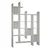 Hanah Home Polica 122x188x25,5cm Bela
