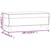 Klupa crna 100 x 35 x 41 cm od mikrovlakana