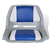 VIDAXL zložljiv sedež z naslonjalom  41 x 51 x 48 cm belo-moder