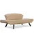 Atelier del Sofa Dvosed na razvlačenje Genzo 177x87x75cm Krem