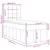 Vidaxl Box spring postelja z vzmetnico črna 80x200 cm blago