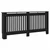 Pokrivač radijatora 2 pcs Crna 172 x 19 x 81,5 cm