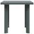 Vidaxl Vrtna miza 80x75x72 cm plastika