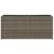 Vrtna sadilica s 2 posude siva 90 x 20 x 40 cm od poliratana