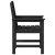 Vrtna stolica 6 pcs Crna 65.5 x 59 x 88 cm Polietilen