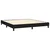 Vidaxl Box spring postelja z vzmetnico črna 160x200 cm blago