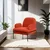 Atelier del Sofa Fotelja Aster, 85 x 80 x 53 cm, Crvena
