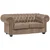 Landscape CHESTERFIELD ZOFA, svetlo rjava tekstil