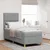 Vidaxl LED Box Spring Postelja Svetlo siva 80 x 200 cm blago