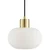 Brilliant - Luster na sajli FANNY 1xE27/20W/230V, prečnik 22 cm, mesing
