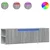 Zidni TV ormarić s LED svjetlima boja hrasta 135x31x39,5 cm